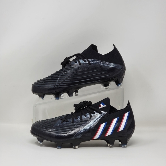 Adidas Predator Edge.1 LF Men\'s Size 4.5 Black White Soccer Cleats GV7391 New